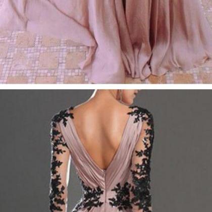 Fashion Straps Blush Pink Long Prom Dress A Line  Evening Dress Y8155 main image 1