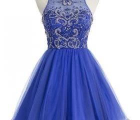 Hot Selling Tiffany Blue sparkly open back cute for teens homecoming prom dresses,BD00164