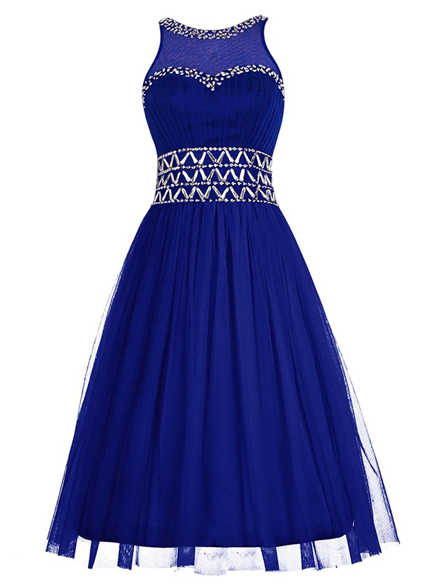 Scoop Prom Dresses Zippers Prom Dresses Royal Blue Prom Dresses on Luulla