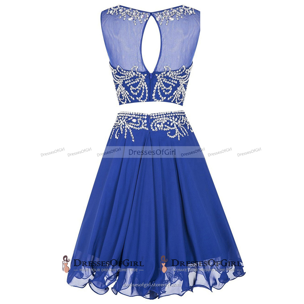 Beaded Prom Dresses Sleeveless Dresses Detachable Dresses Pink Party