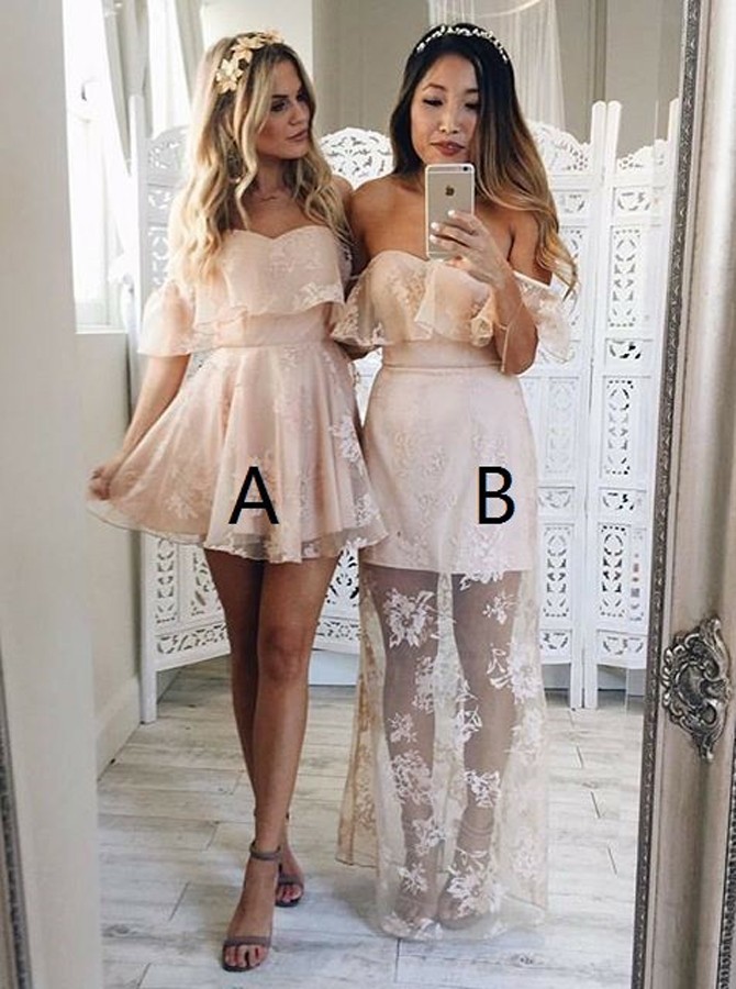 lace homecoming dresses 2018