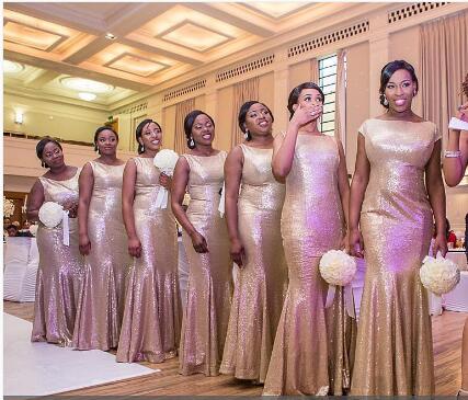 Gold Sequin Bridesmaid Dresses Mermaid Long Gold Sequin Bridesmaid Dresses Mermaid Long Dress Prom 18061