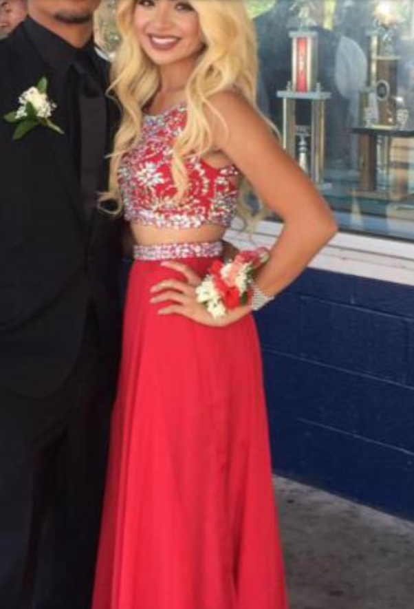 Red Prom Dresses Long Prom Dresses A Line Prom Dress Halter Neck