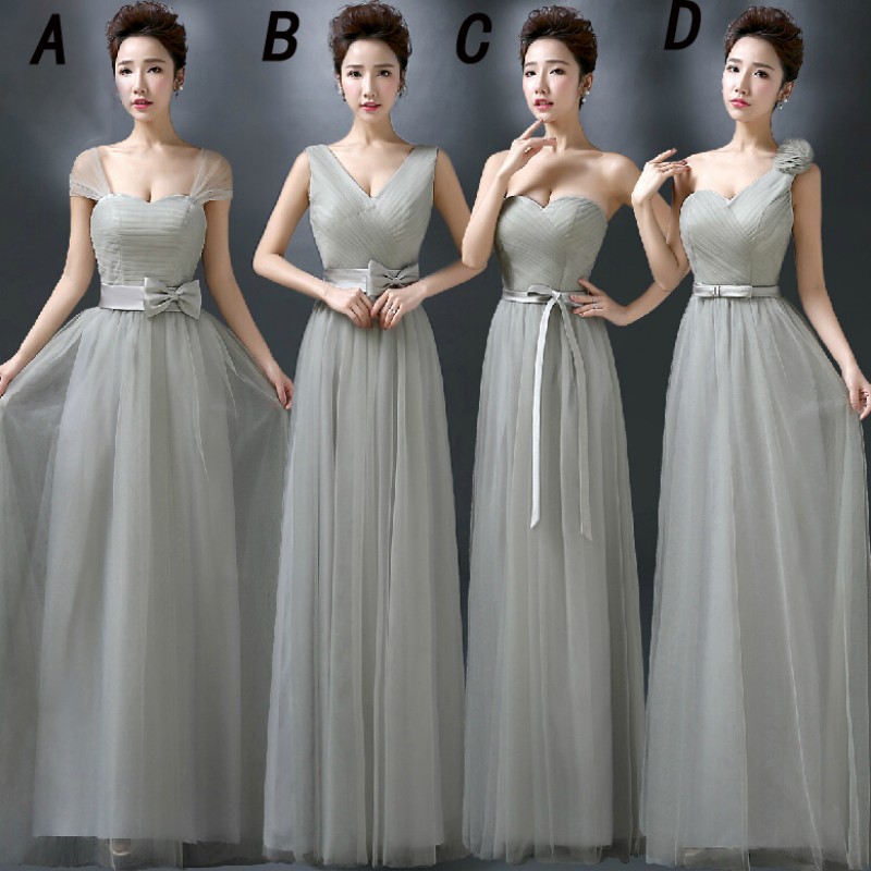 cheap grey bridesmaid dresses