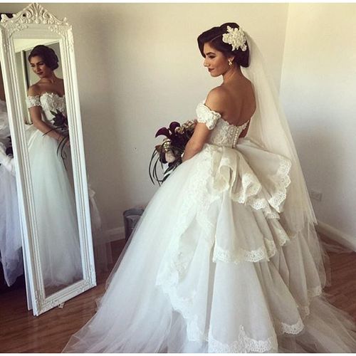 Gorgeous Sweetheart Long Wedding Dress Bridal Gown on Luulla