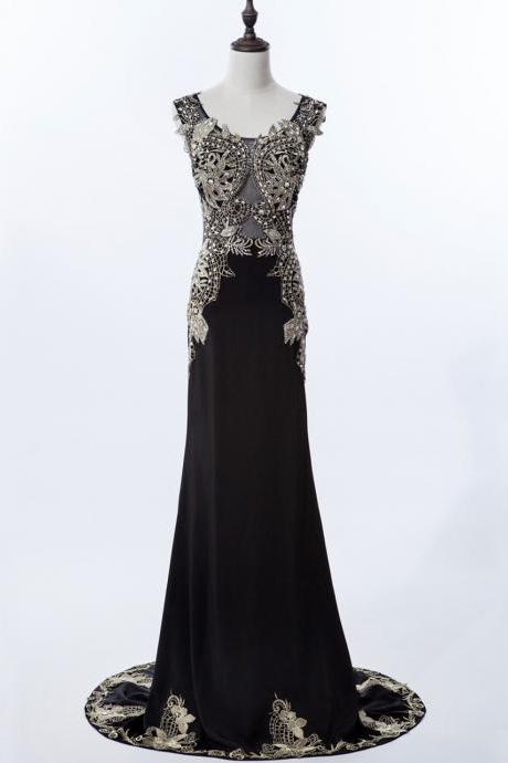 dark color gown