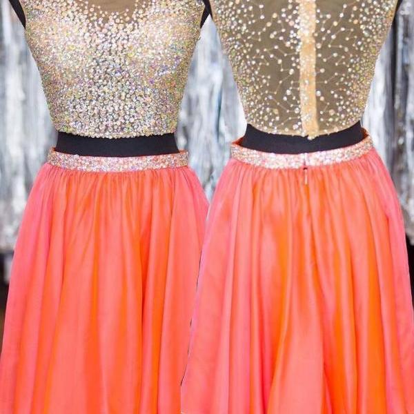 2 Piece Short Dress,beautiful Dress,beautiful Prom Gown,2 Piece Cocktail